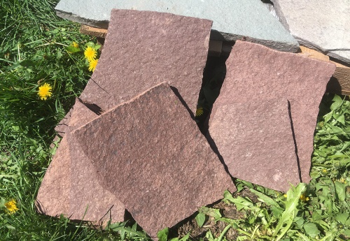 Плитняк лемезит бордовый для цоколя 1,5-2 см купить в Брянске