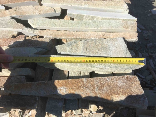 Горбушка златолит золотистый для облицовки купить в Брянске