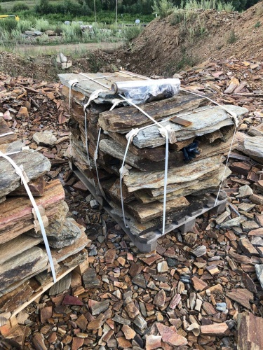 Плитняк кора дерева 50-100мм для пошаговых дорожек купить в Брянске