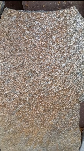 Плитняк златолит серебристый для цоколя, отмостки купить в Брянске