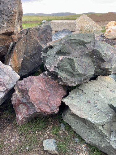 Камни для ландшафтного дизайна зелёные 10-60 килограмм купить в Брянске