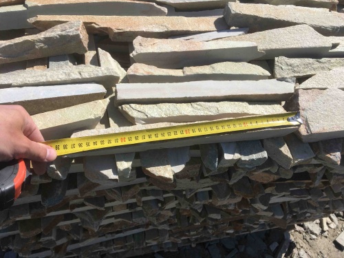 Горбушка златолит золотистый для облицовки купить в Брянске