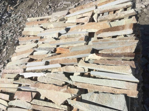 Горбушка златолит золотистый для облицовки купить в Брянске