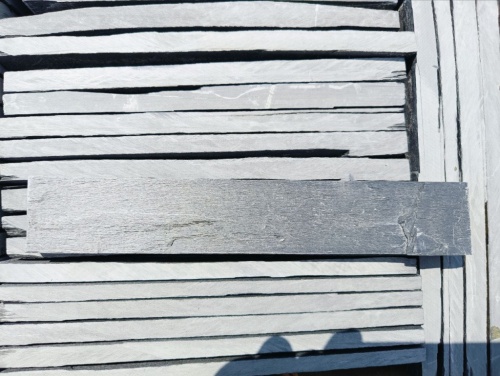 Плитка чёрная из натурального камня фасадная 30 см * 5 см, толщина 7 мм -30 мм купить в Брянске