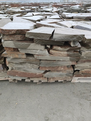 Плитняк песчаник серо-зелёный для мощения 60-65 мм купить в Брянске